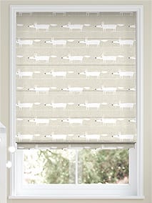 Mr Fox Mini Linen Roman Blind thumbnail image