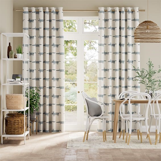 Mr Fox Mini Neutral Curtains