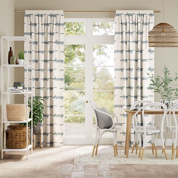 Mr Fox Mini Neutral Curtains