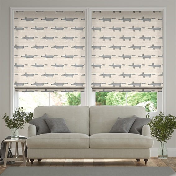 Mr Fox Mini Neutral Roman Blind