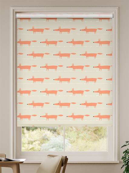 Mr Fox Mini Orange Roller Blind thumbnail image