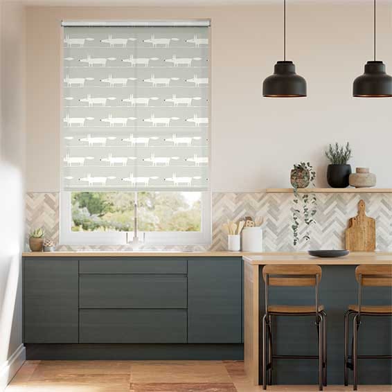 Twist2Go Mr Fox Mini Slate Roller Blind