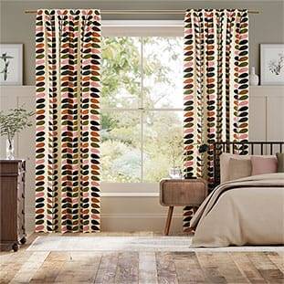 Multi Stem Pink Red Curtains thumbnail image