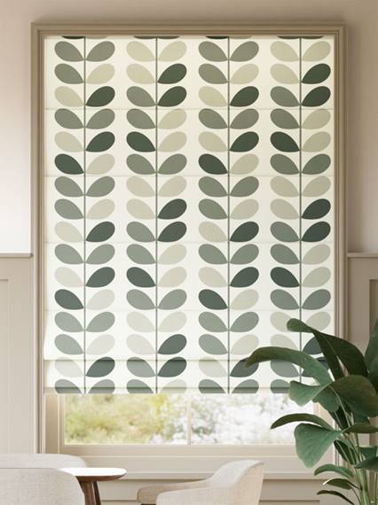 Multi Stem Warm Grey Roman Blind thumbnail image