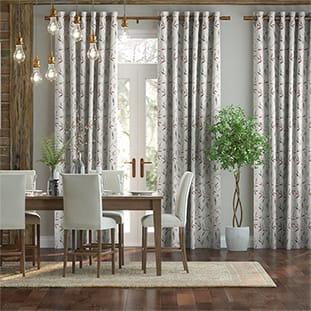 Nerissa Embroidered Embers Curtains thumbnail image