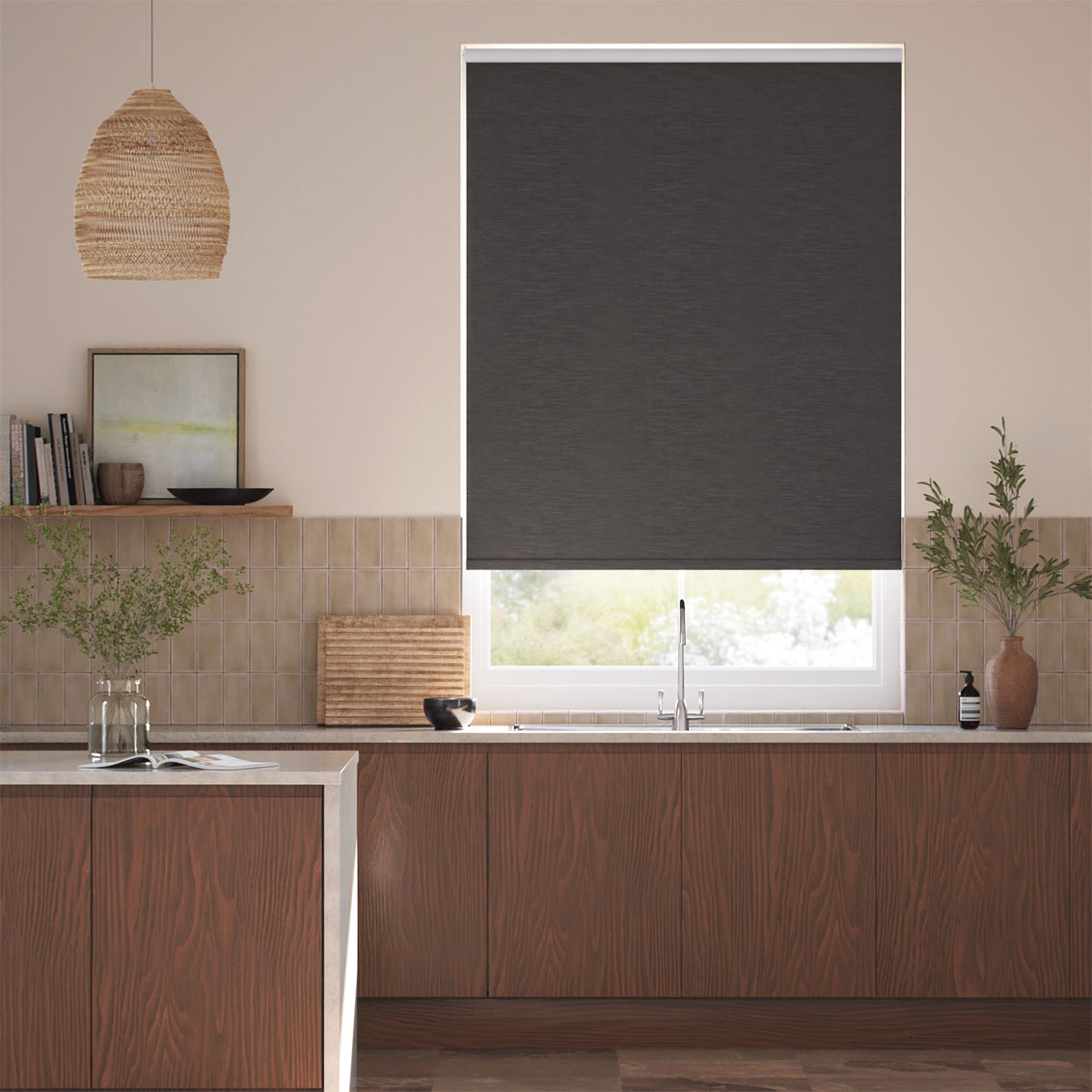 Nero Andesite Roller Blind