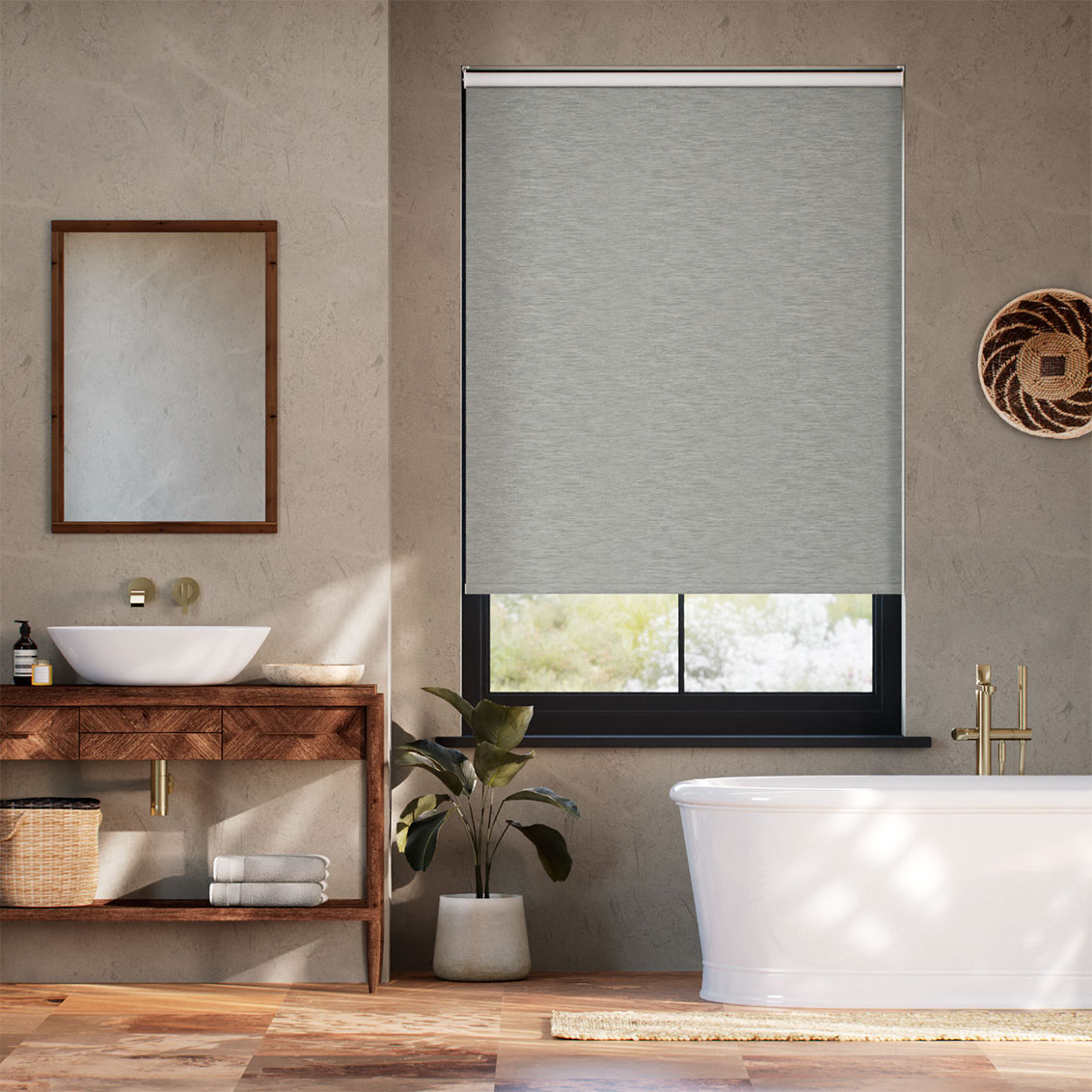 Nero Granite Roller Blind