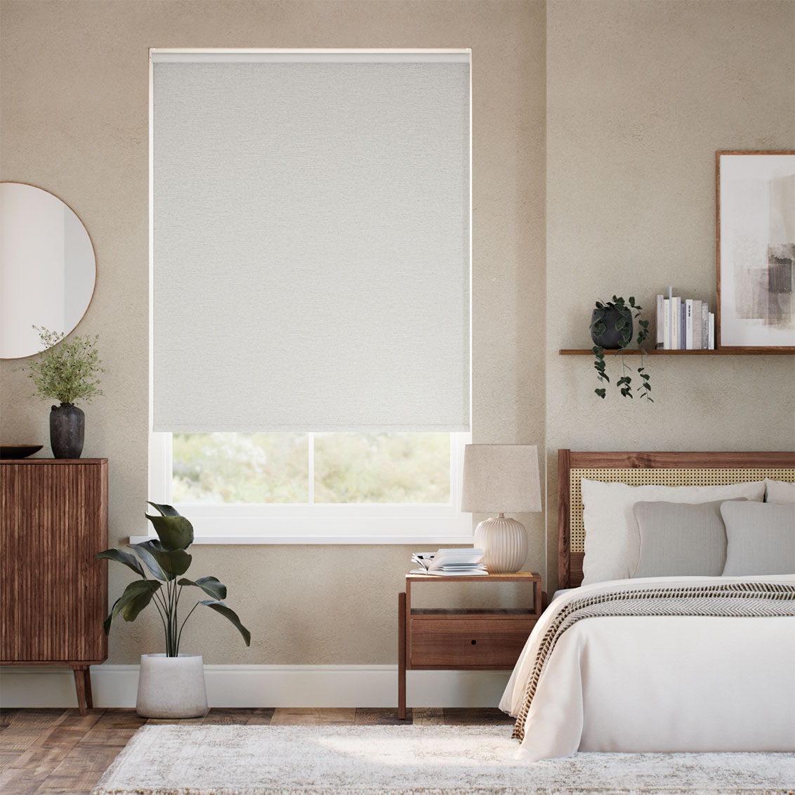 Nero Limestone Roller Blind