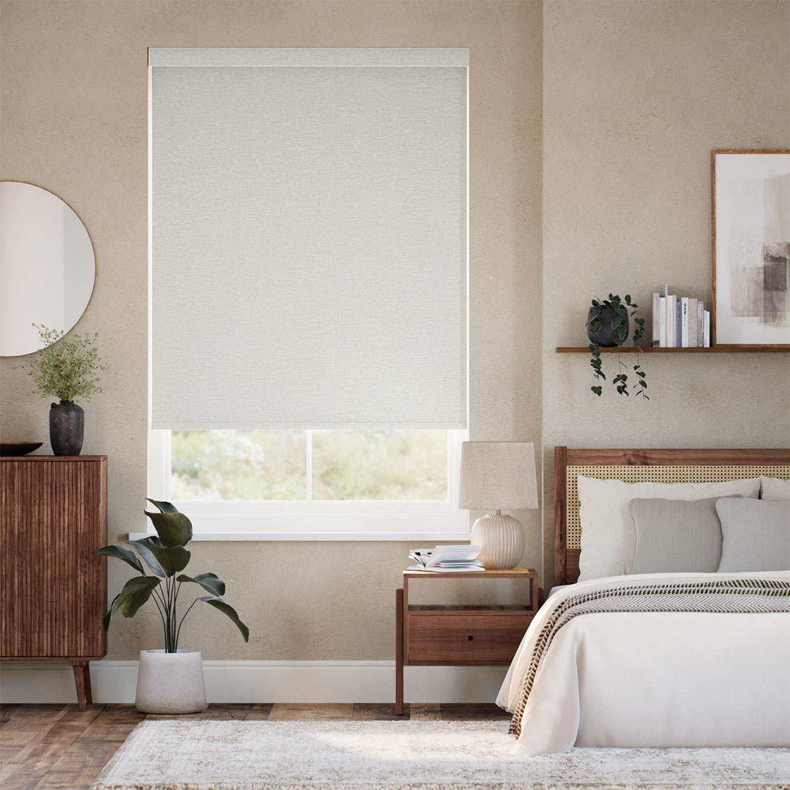 Nero Limestone Roller Blind