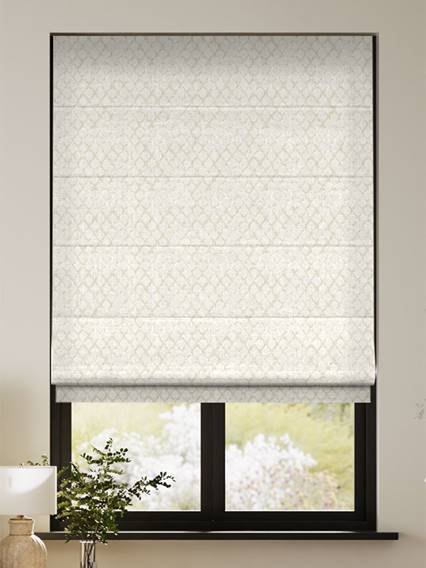 Niko Antique Pearl Roman Blind thumbnail image