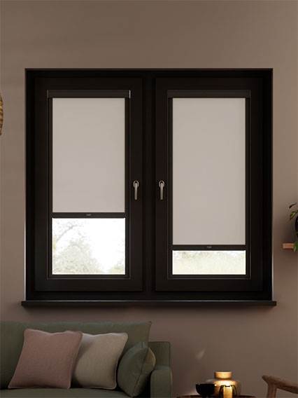 Stick On Titan Blackout  Canvas Stick On Blackout Roller Blind thumbnail image
