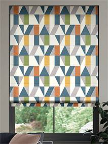 Nuevo Blocks Twilight Roman Blind thumbnail image