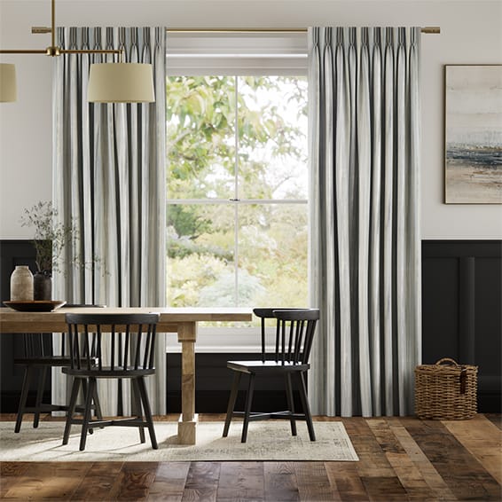 Oasis Stripe Mineral Curtains