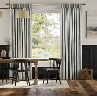 Oasis Stripe Mineral Curtains thumbnail image