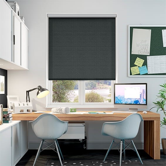 Oblivion Blackout Jet Roller Blind