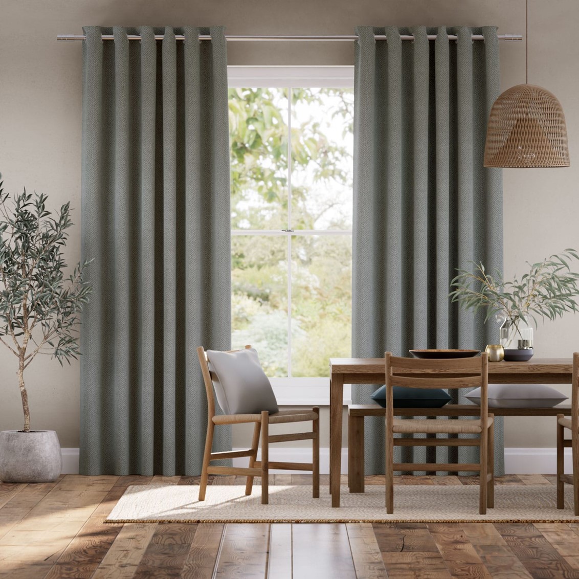 Odessa Ash Curtains