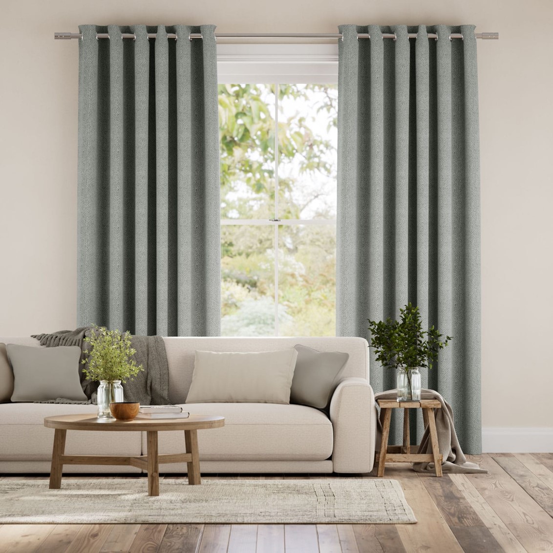 Odessa Graphite Curtains