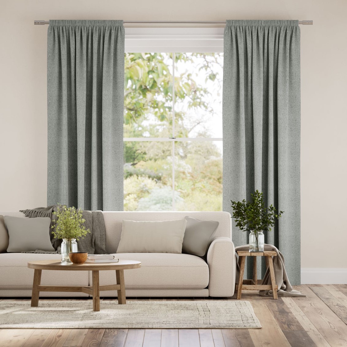 Odessa Graphite Curtains