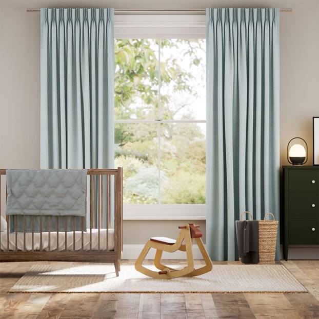 Odessa Powder Blue Curtains thumbnail image