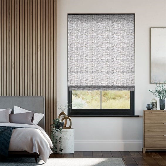 Odette Pearl Grey Roman Blind