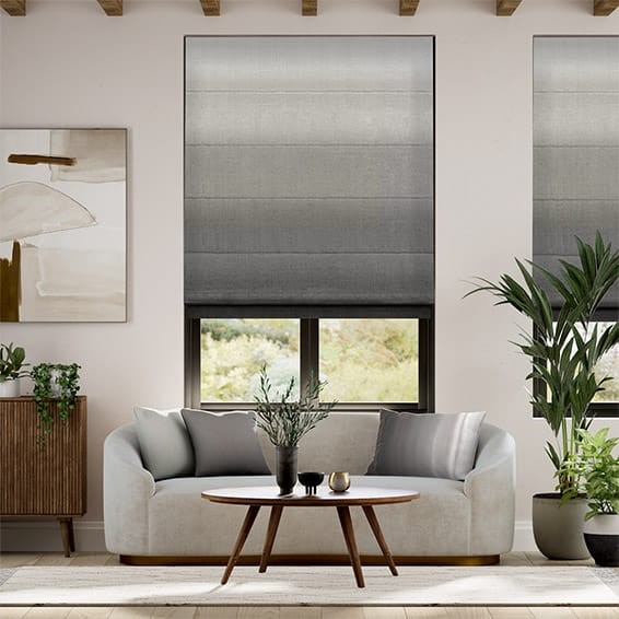 Ombre Storm Roman Blind