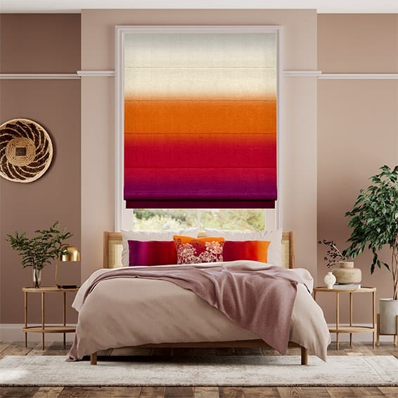 Ombre Sunset Roman Blind