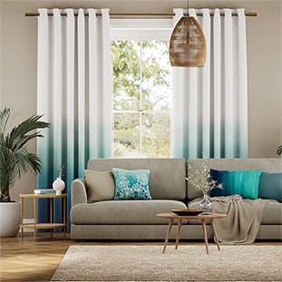Ombre Teal Curtains thumbnail image