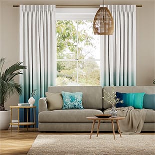 Ombre Teal Curtains thumbnail image