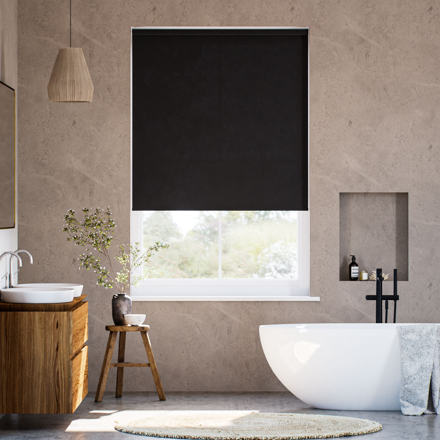 Notion Midnight Black Roller Blind