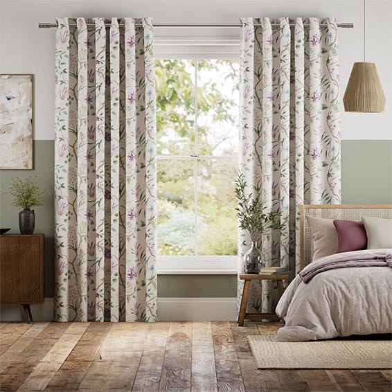 Orchid Trail Jade Curtains