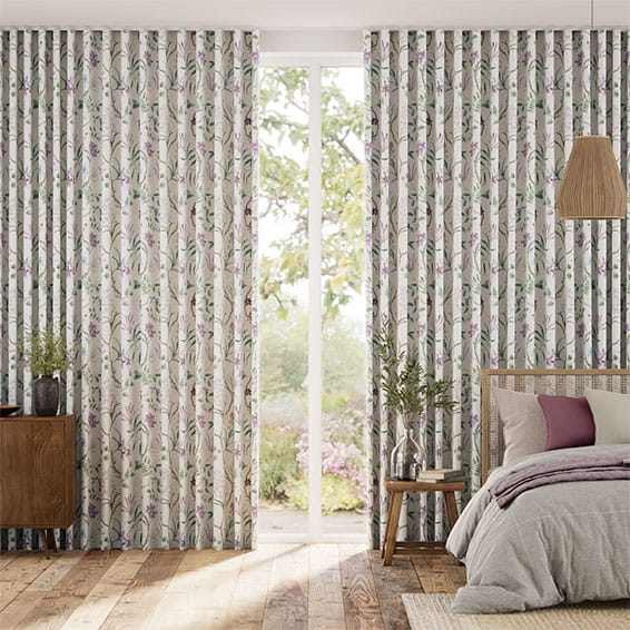 Orchid Trail Jade Curtains