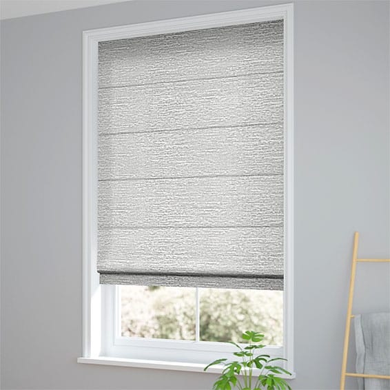 Orla Silver Roman Blind