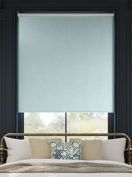 Osaka Faux Silk Blue Topaz Roller Blind thumbnail image