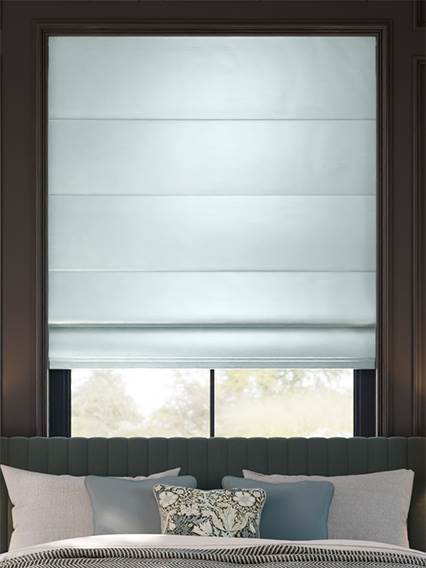 Osaka Faux Silk Blue Topaz Roman Blind thumbnail image