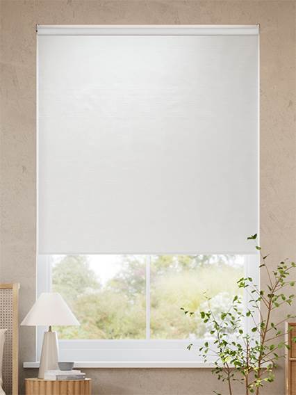 Osaka Faux Silk Snow Roller Blind thumbnail image