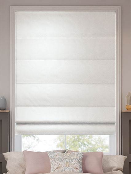 Osaka Faux Silk Snow Roman Blind thumbnail image