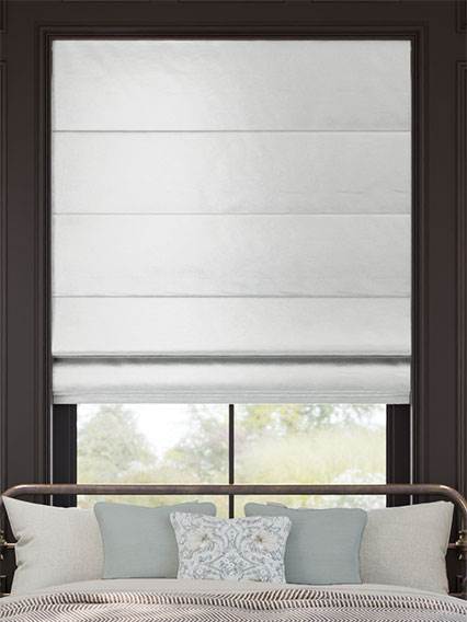 Osaka Faux Silk Silver Mist Roman Blind thumbnail image