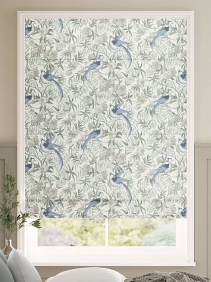 Osterley Birds Seaspray Roman Blind thumbnail image