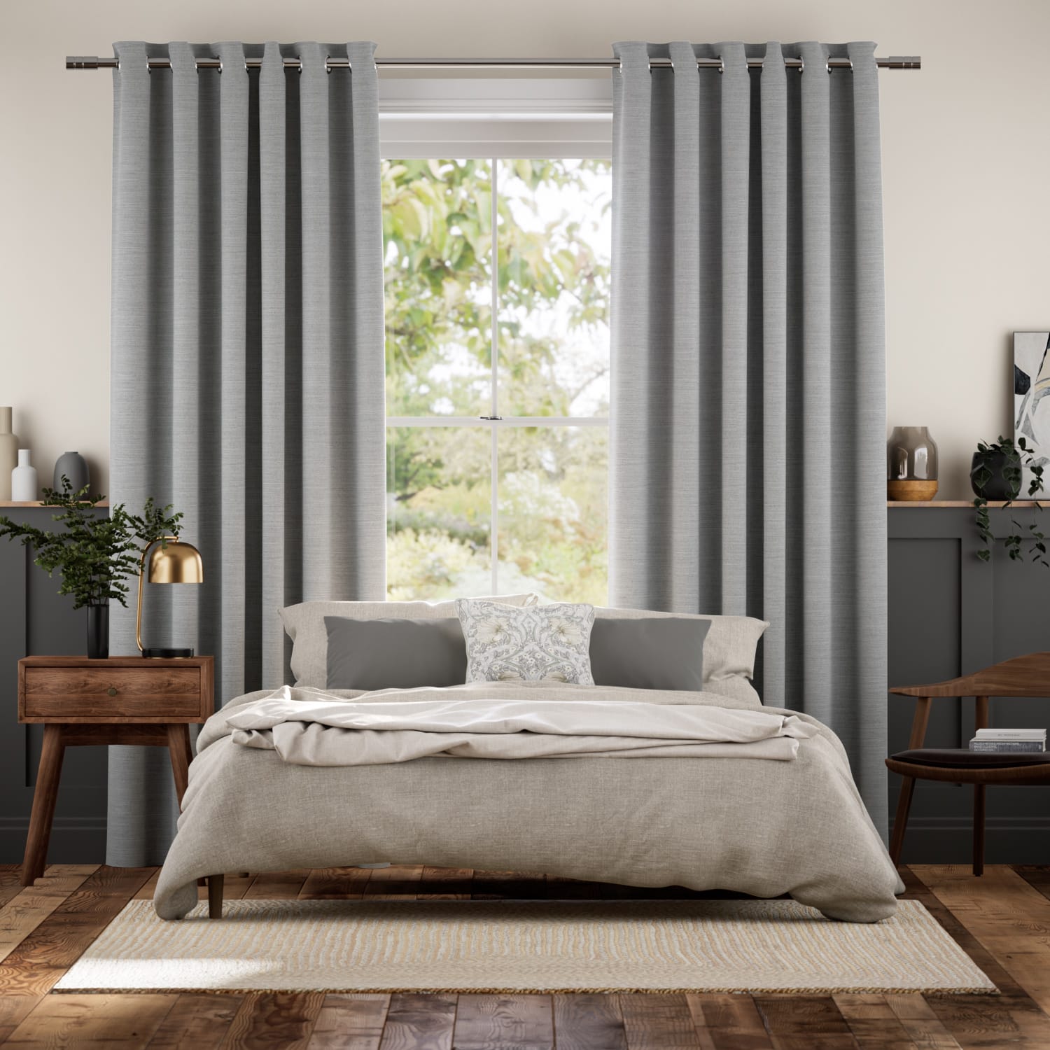 Padstow Ash Curtains