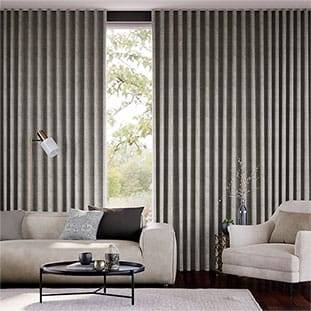 Palazzo Chenille Grey Curtains thumbnail image