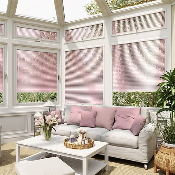 PerfectFIT Pale Pink Venetian Conservatory Blind