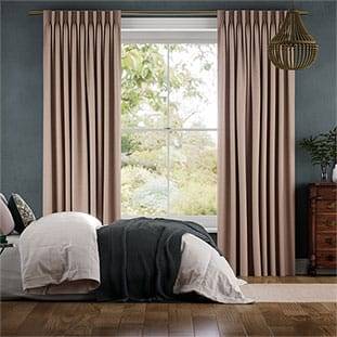 Paleo Linen Dusky Pink Curtains thumbnail image