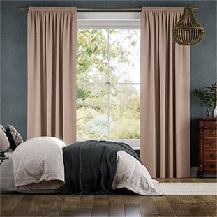 Paleo Linen Dusky Pink Curtains thumbnail image