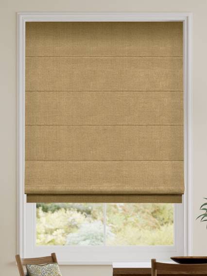 Paleo Linen Mustard Roman Blind thumbnail image