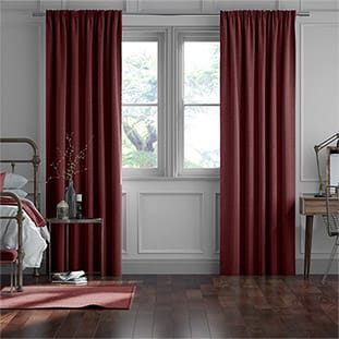 Paleo Linen Ruby Red Curtains thumbnail image
