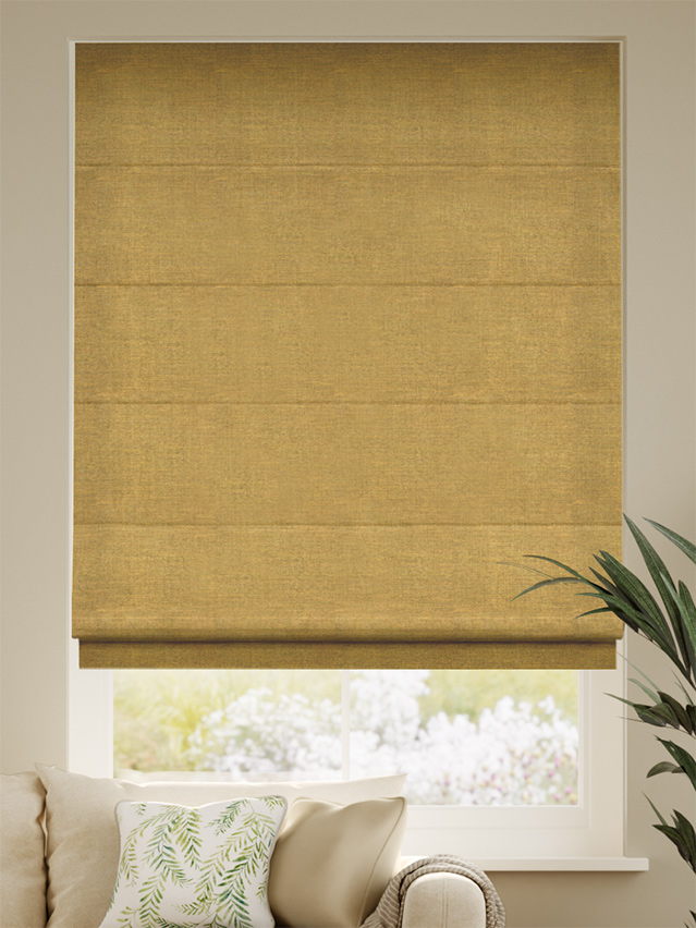 Paleo Linen Saffron Roman Blind thumbnail image