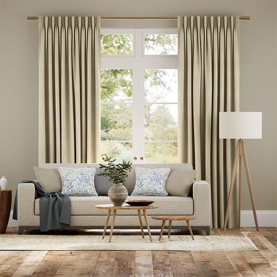 Paleo Linen Sandstone  Curtains