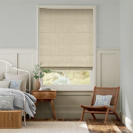 Paleo Linen Sandstone  Roman Blind