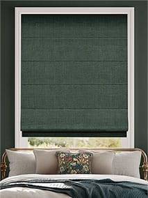 Paleo Linen Teal Twilight Roman Blind thumbnail image