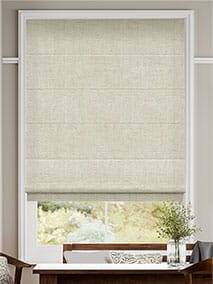 Electric Paleo Linen Vintage Cream Roman Blind thumbnail image